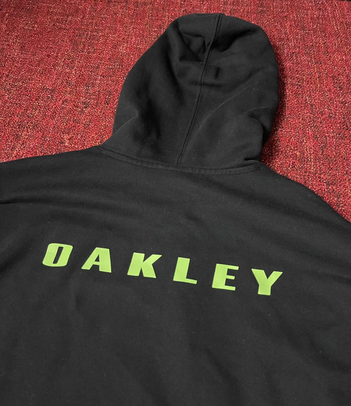 Oakley Oakley green neon logo gorpcore style hoodie Size US M / EU 48-50 / 2 - 2 Thumbnail