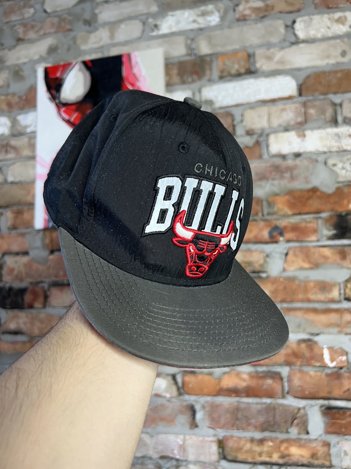 NBA × Vintage Vintage cap Chicago Bulls NBA Nylon hat Size ONE SIZE - 2 Thumbnail