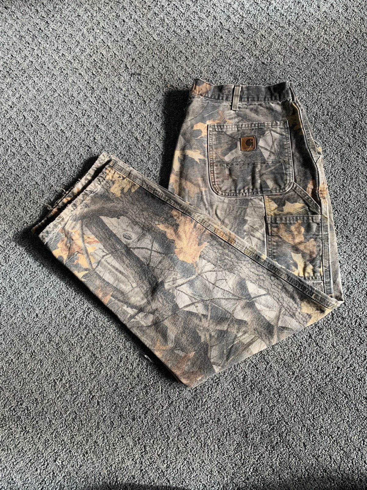 Vintage Vintage Camo Carhartt Pants Grailed