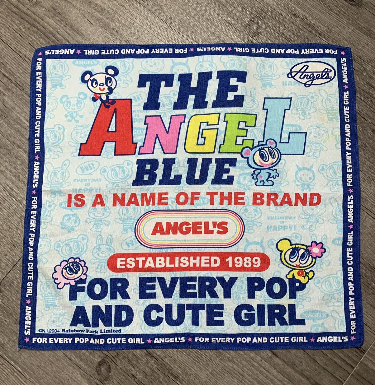 Japanese Brand The Angle Blue Handkerchief Pocketsquares Size ONE SIZE - 1 Thumbnail