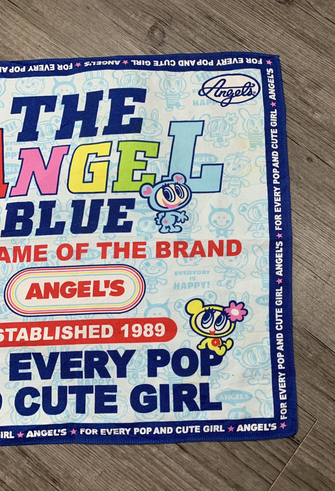 Japanese Brand The Angle Blue Handkerchief Pocketsquares Size ONE SIZE - 3 Thumbnail