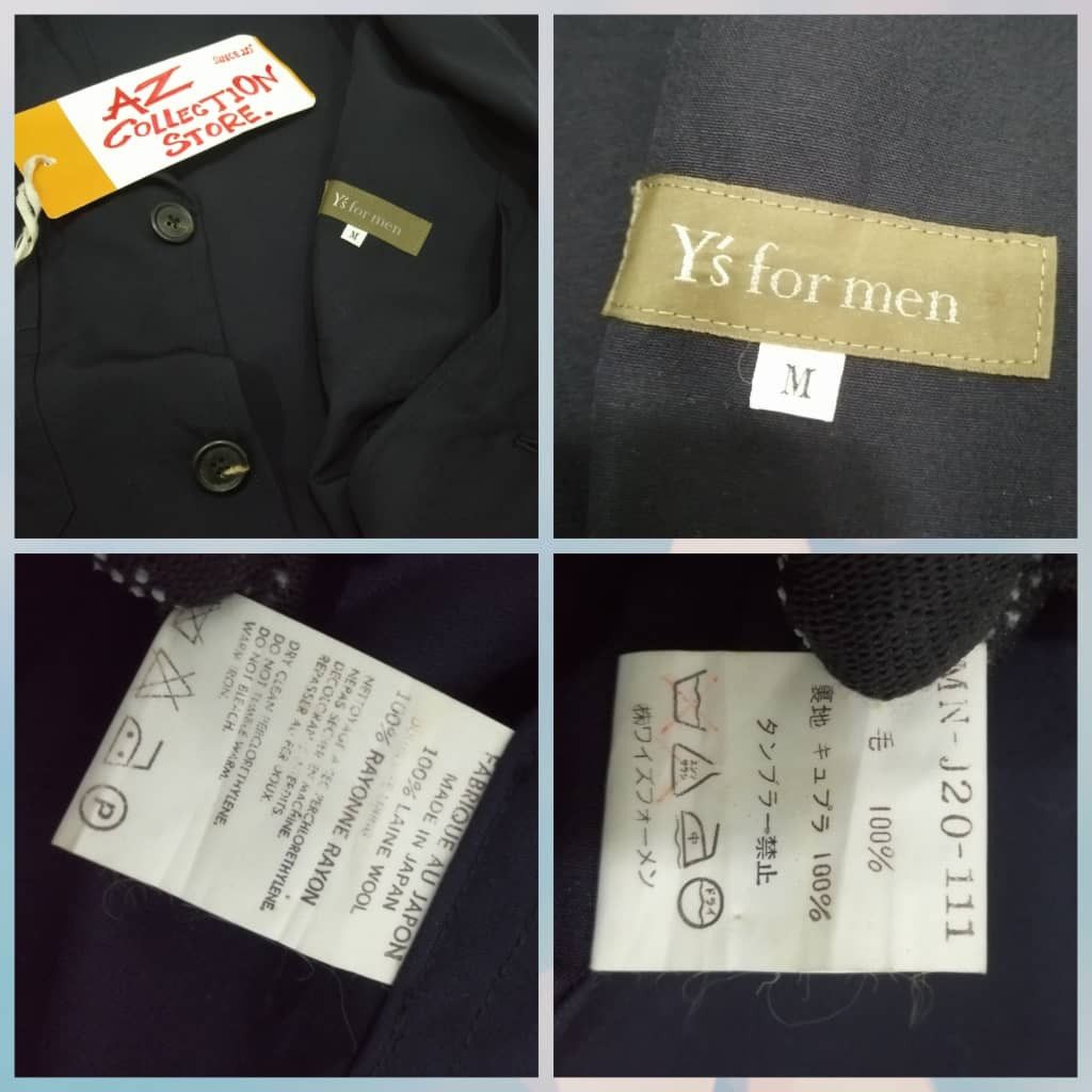 Y's for Men × Yohji Yamamoto Ys For Men by Yohji Yamamoto Defect Holes Oversized Design Size US M / EU 48-50 / 2 - 2 Thumbnail