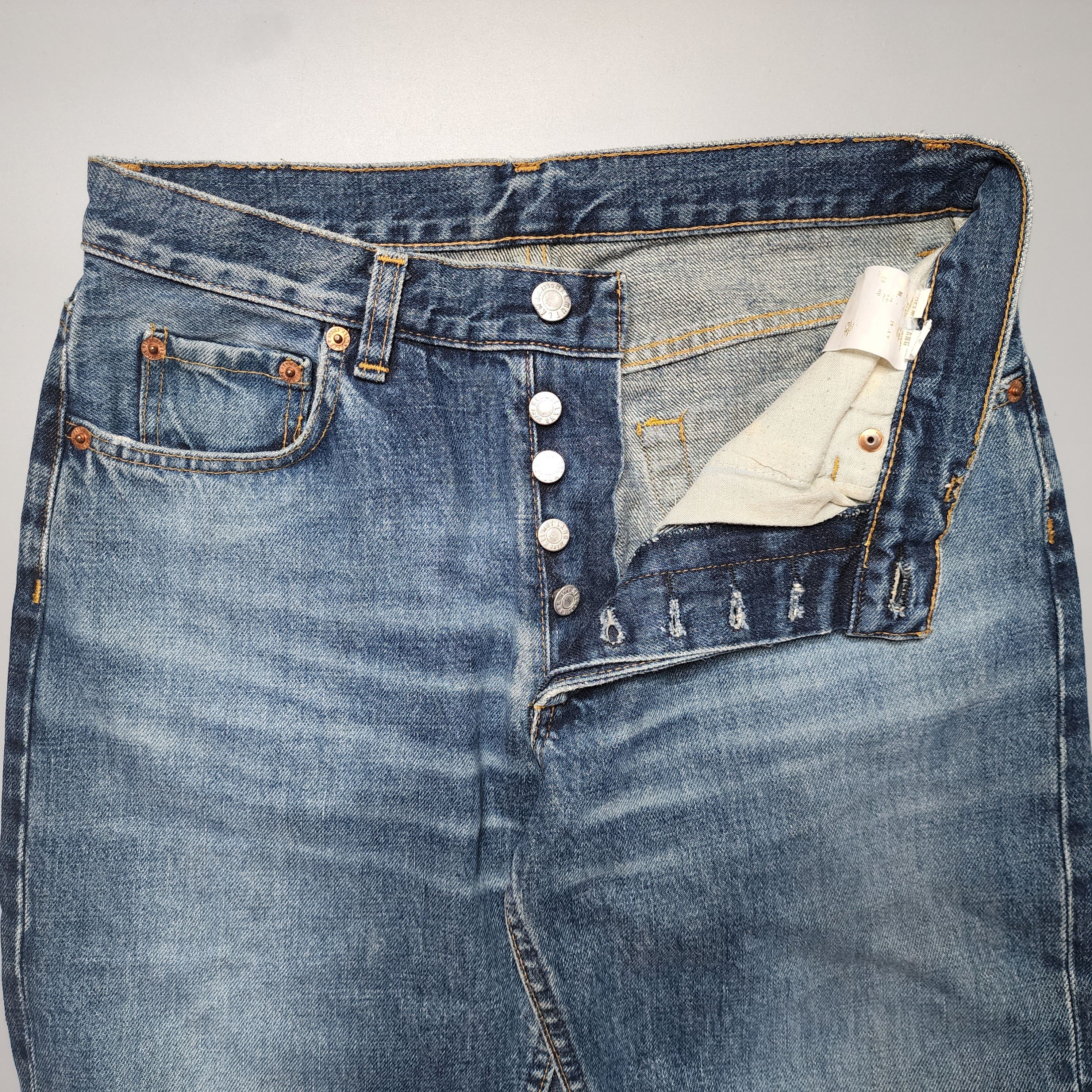 Helmut Lang Helmut Lang - SS98 Blue Washed Vintage Jeans Size US 28 / EU 44 - 3 Thumbnail