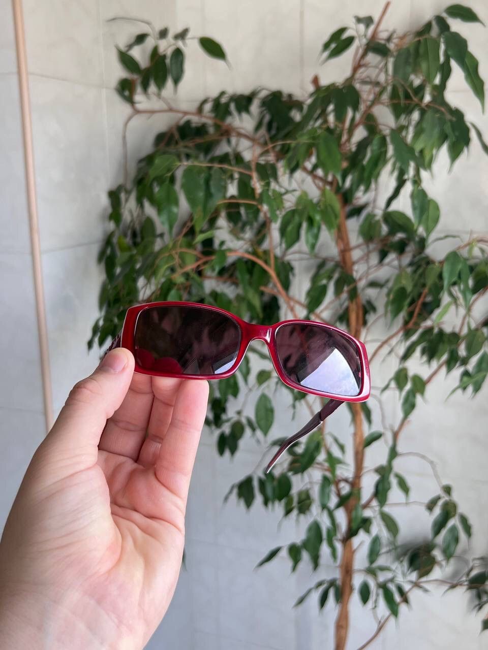 Japanese Brand × Thierry Mugler × Vintage Mugler Red Stars Vintage Sunglasses Size ONE SIZE - 5 Thumbnail