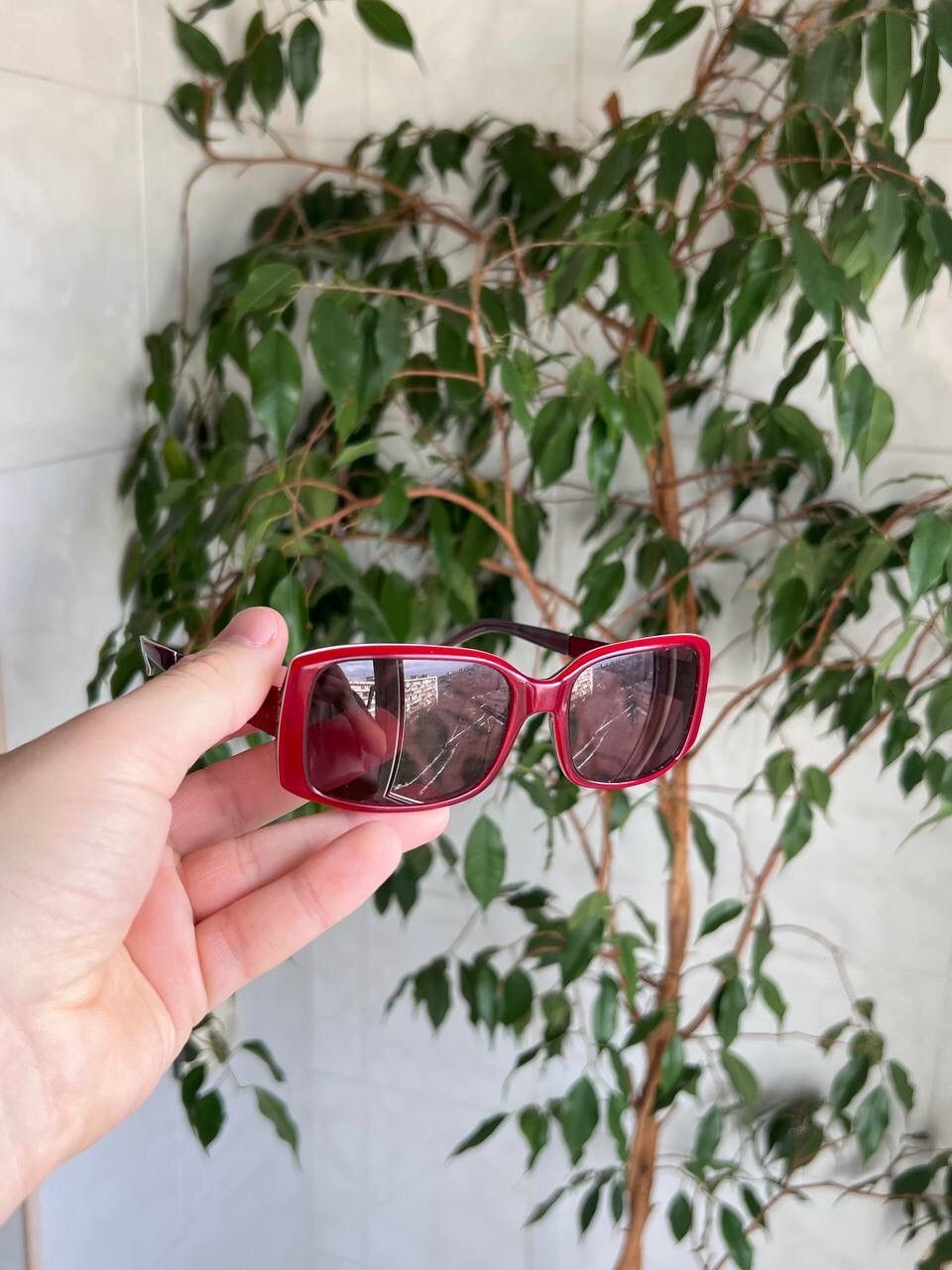 Japanese Brand × Thierry Mugler × Vintage Mugler Red Stars Vintage Sunglasses Size ONE SIZE - 3 Thumbnail