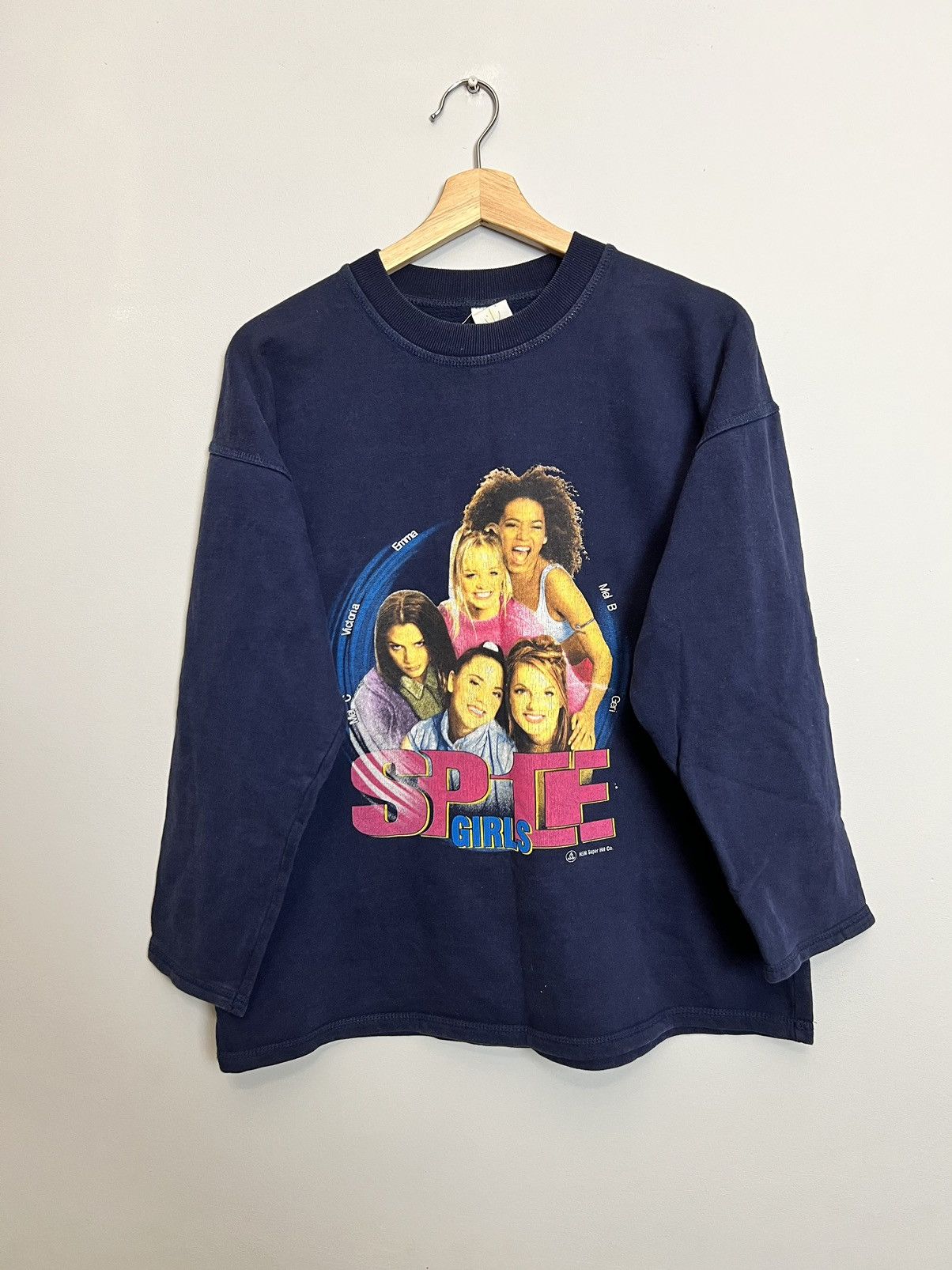 Band Tees Vintage 90s Spice Girls Band Rap Crewneck Very Rare Pop Hype Size US M / EU 48-50 / 2 - 1 Thumbnail