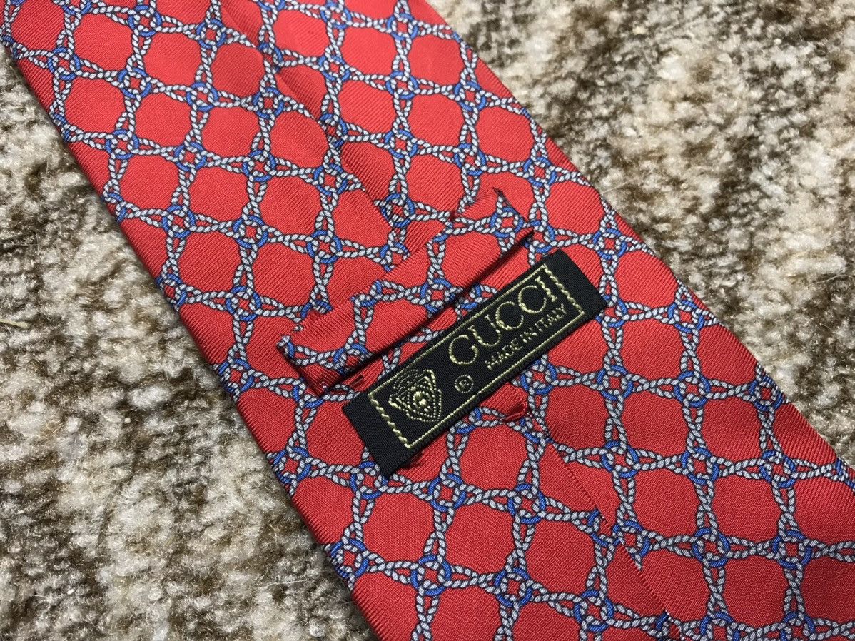Gucci Gucci vintage tie Size ONE SIZE - 8 Thumbnail
