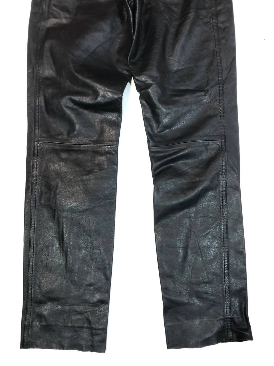 Genuine Leather × Leather × Vintage Leather Pants Vintage Black Size US 26 / EU 42 - 6 Thumbnail