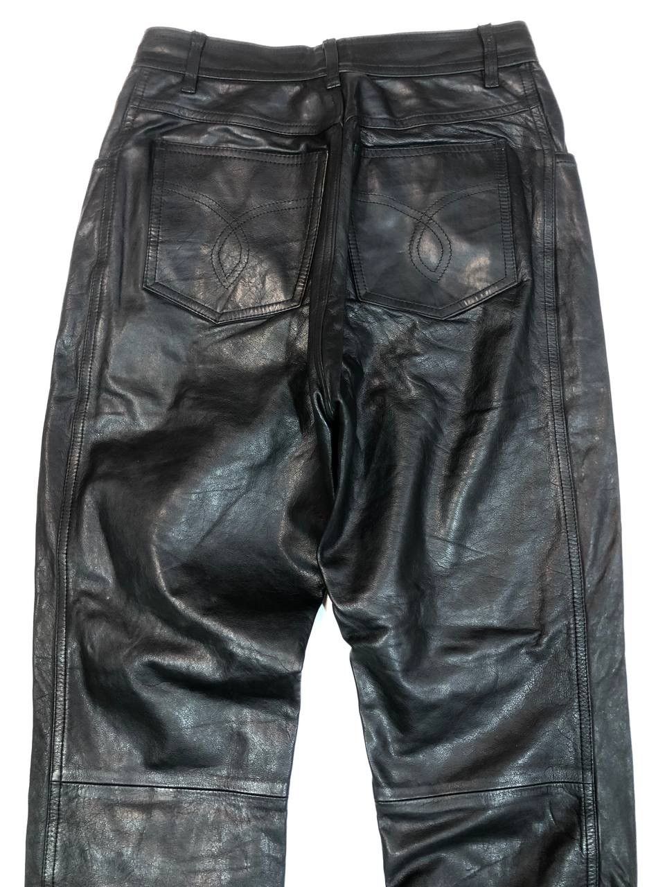 Genuine Leather × Leather × Vintage Leather Pants Vintage Black Size US 26 / EU 42 - 5 Thumbnail