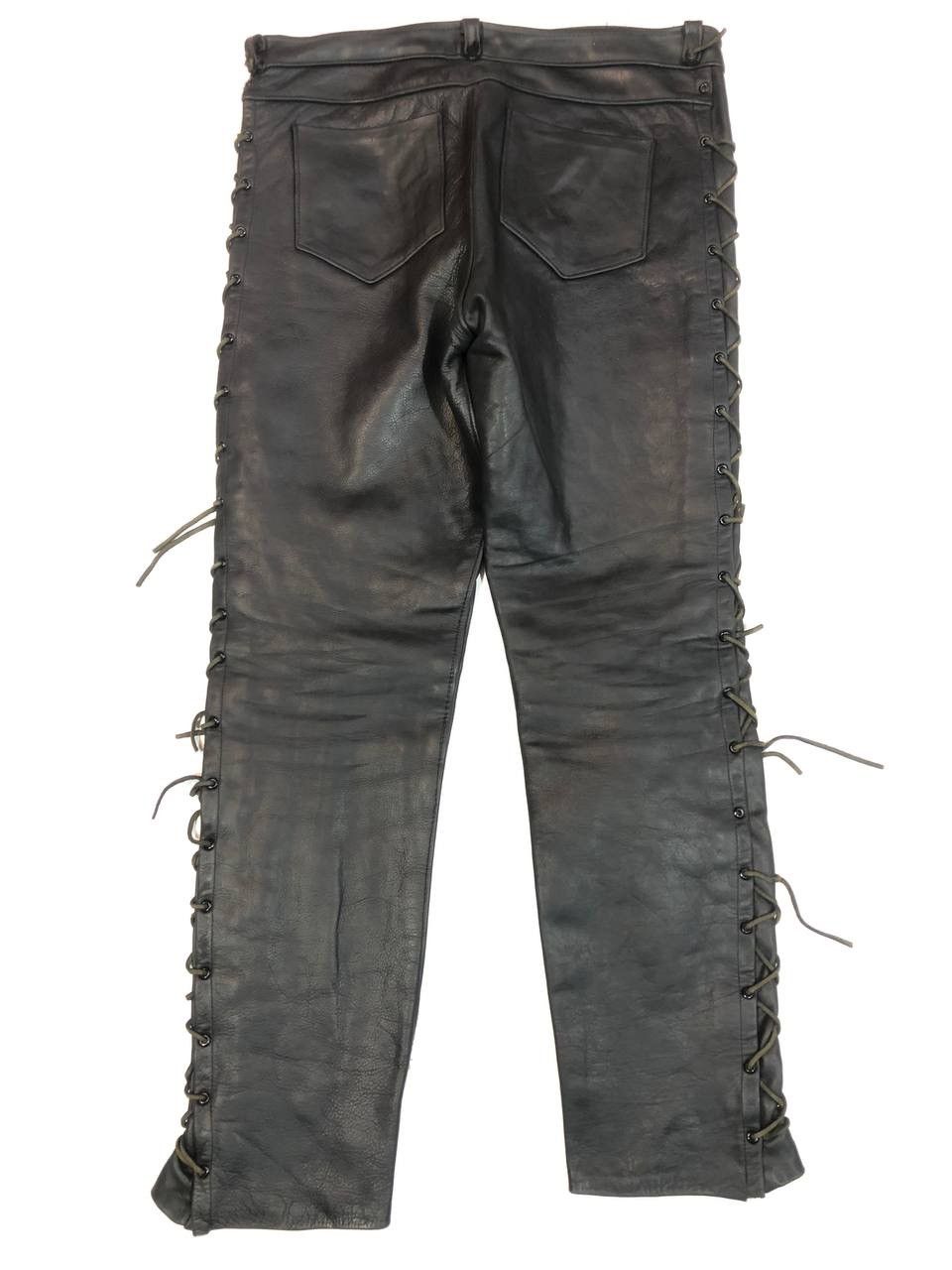 Genuine Leather × Leather × Vintage Leather Vintage Biker Pants Size US 30 / EU 46 - 5 Thumbnail