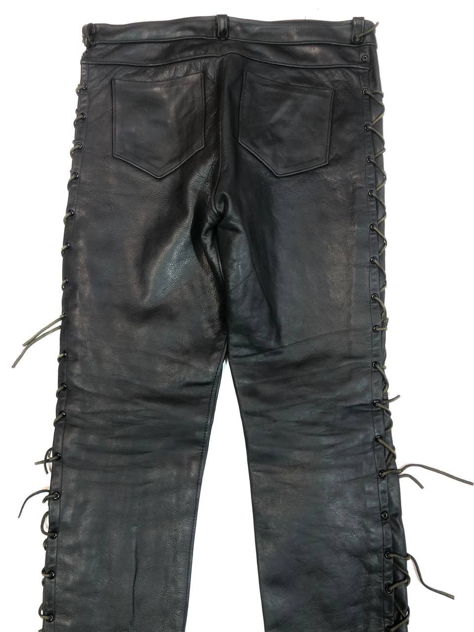 Genuine Leather × Leather × Vintage Leather Vintage Biker Pants Size US 30 / EU 46 - 6 Thumbnail