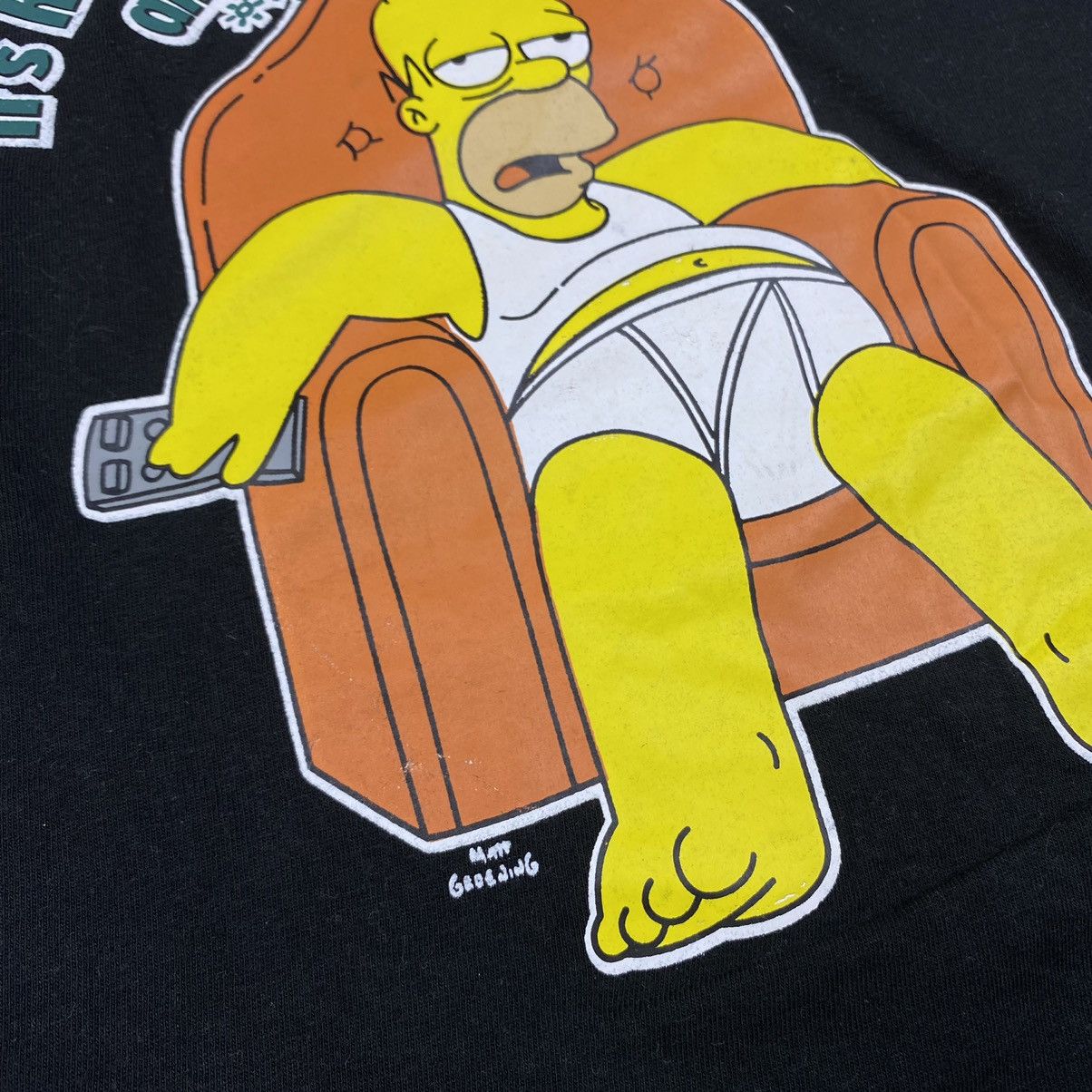 Other 2006 Vintage The Simpsons T Shirt Without TV it’s hard Vtg Size US XL / EU 56 / 4 - 3 Thumbnail