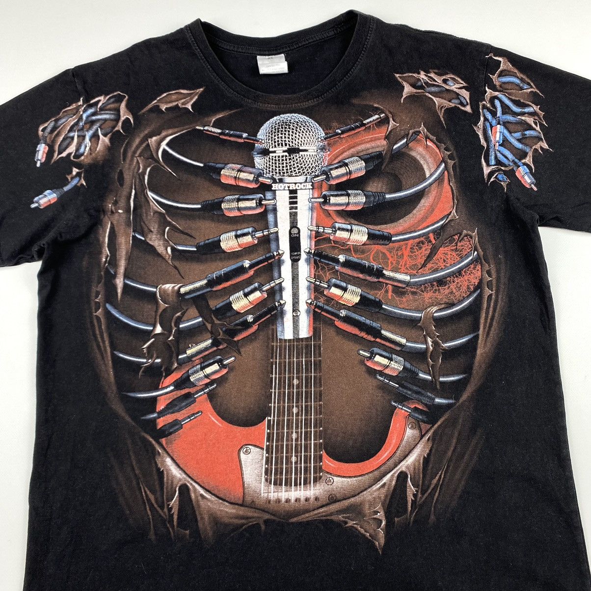 Band Tees × Vintage Vintage Rock Band T Shirt Heavy Metal Graphic Art Hype Y2K Size US XL / EU 56 / 4 - 3 Thumbnail