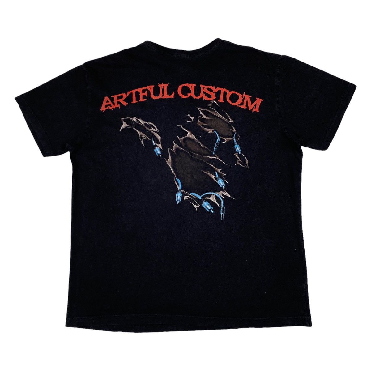 Band Tees × Vintage Vintage Rock Band T Shirt Heavy Metal Graphic Art Hype Y2K Size US XL / EU 56 / 4 - 2 Thumbnail
