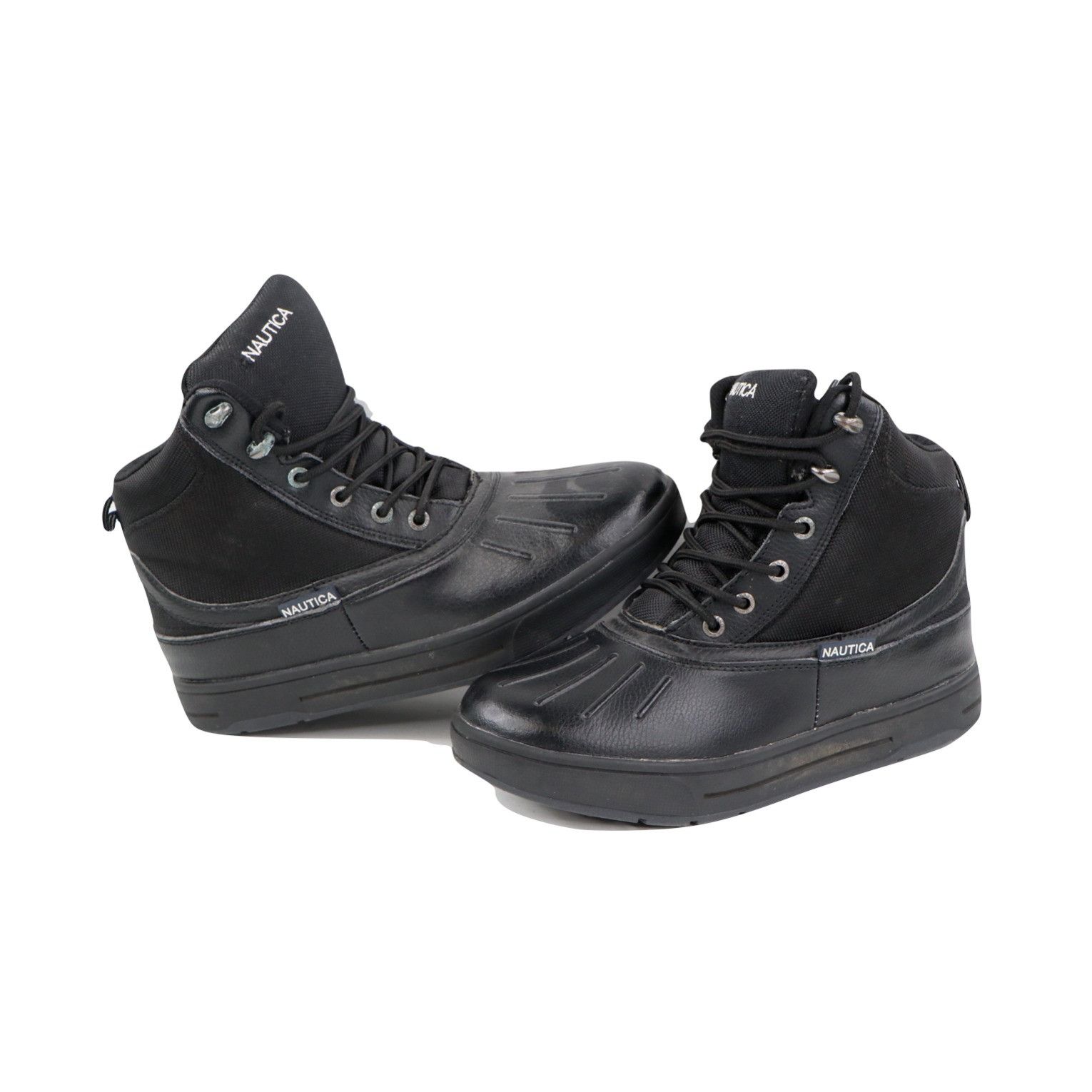 Nautica Vintage 90s Nautica Waterproof Winter Duck Boots Black Size US 7 / EU 40 - 1 Thumbnail