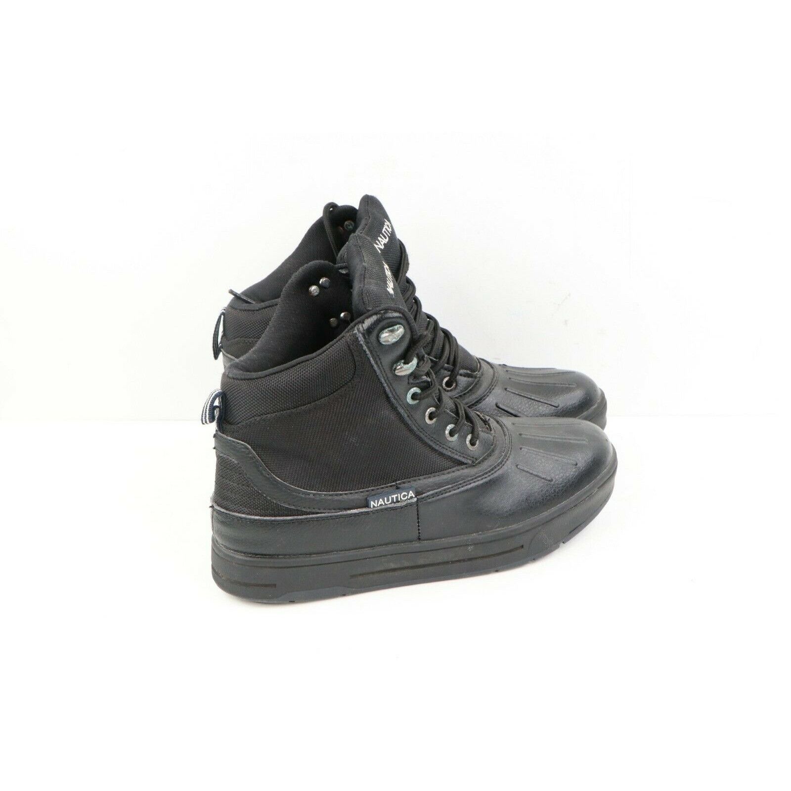 Nautica Vintage 90s Nautica Waterproof Winter Duck Boots Black Size US 7 / EU 40 - 4 Thumbnail