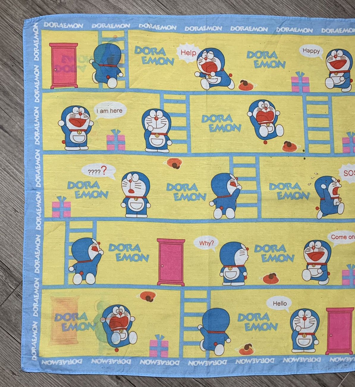 Anime DORAEMON HANDKERCHIEF NECKERCHIEF POCKETSQUARES Size ONE SIZE - 4 Thumbnail
