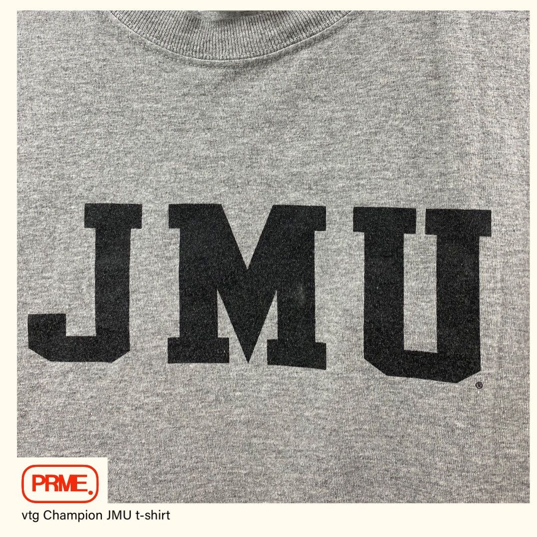 Champion × Vintage vintage Y2K CHAMPION JMU University VA spellout t-shirt Size US L / EU 52-54 / 3 - 6 Thumbnail