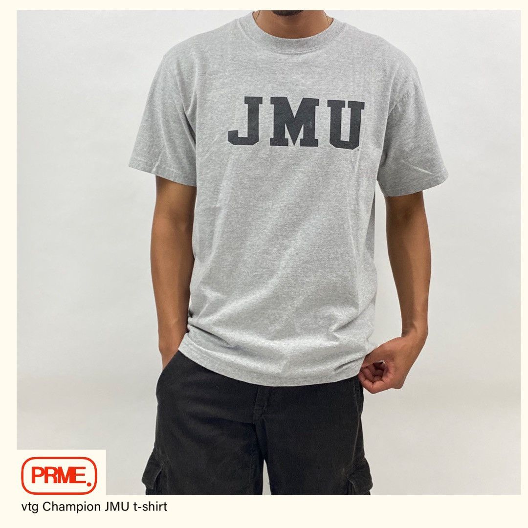 Champion × Vintage vintage Y2K CHAMPION JMU University VA spellout t-shirt Size US L / EU 52-54 / 3 - 1 Thumbnail