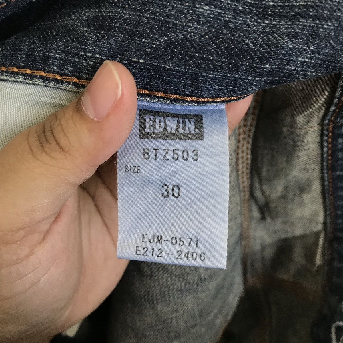 Edwin Vintage Edwin TRASHED Denim Jeans Size US 32 / EU 48 - 10 Thumbnail