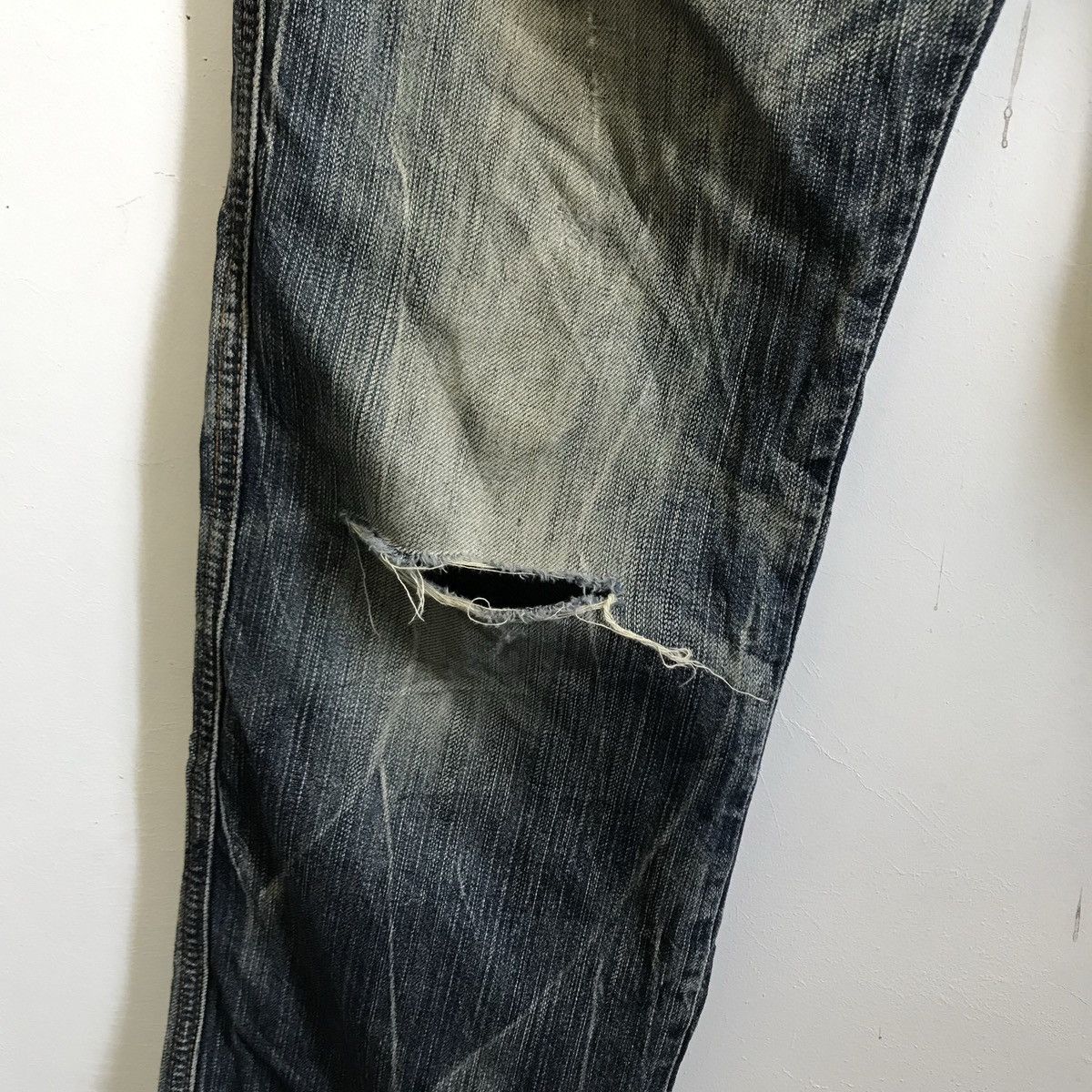 Edwin Vintage Edwin TRASHED Denim Jeans Size US 32 / EU 48 - 3 Thumbnail