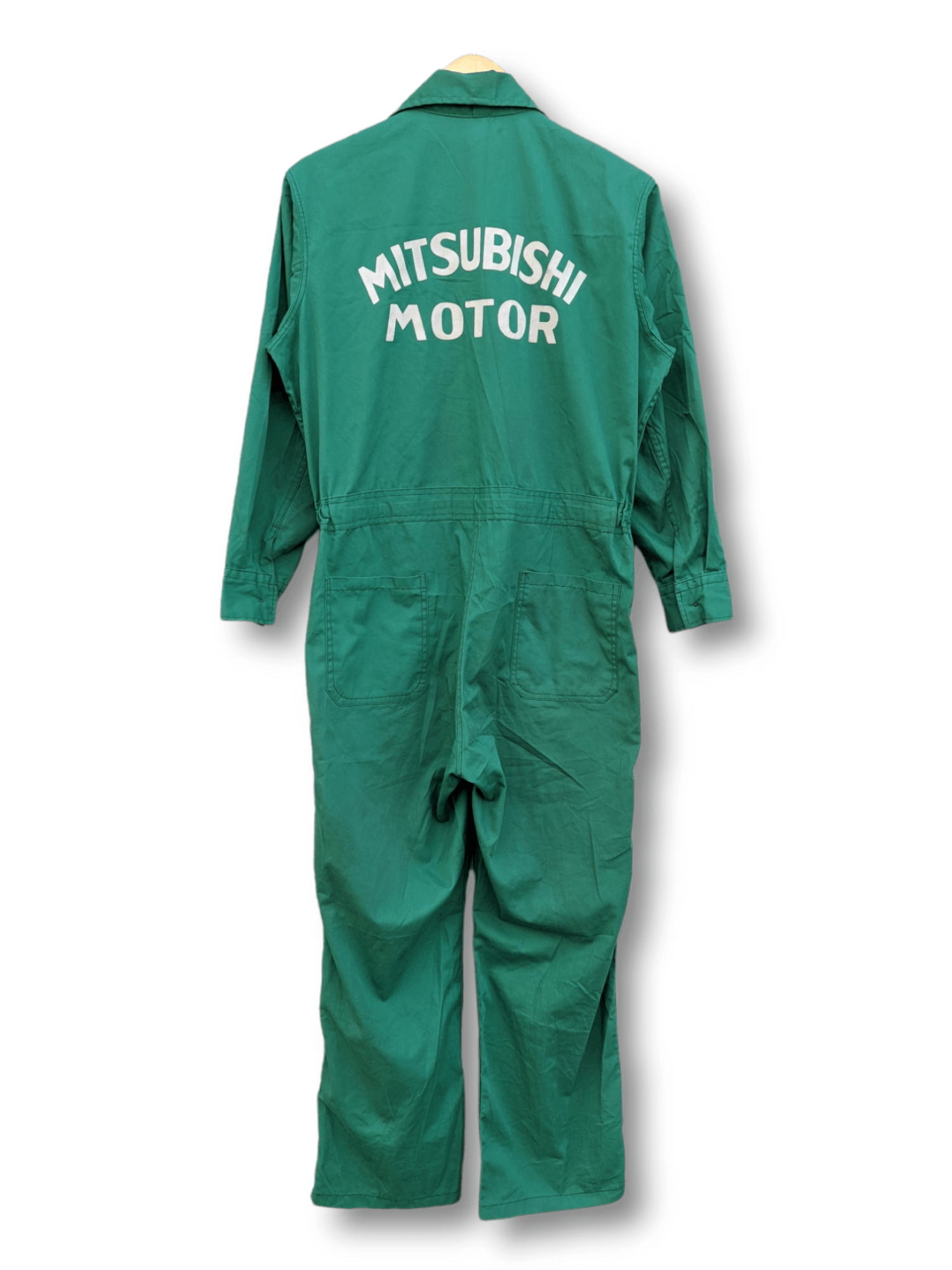 image of Gear For Sports x Racing Vintage Mitsubishi Motor Coveralls in Green, Men's (Size 34)