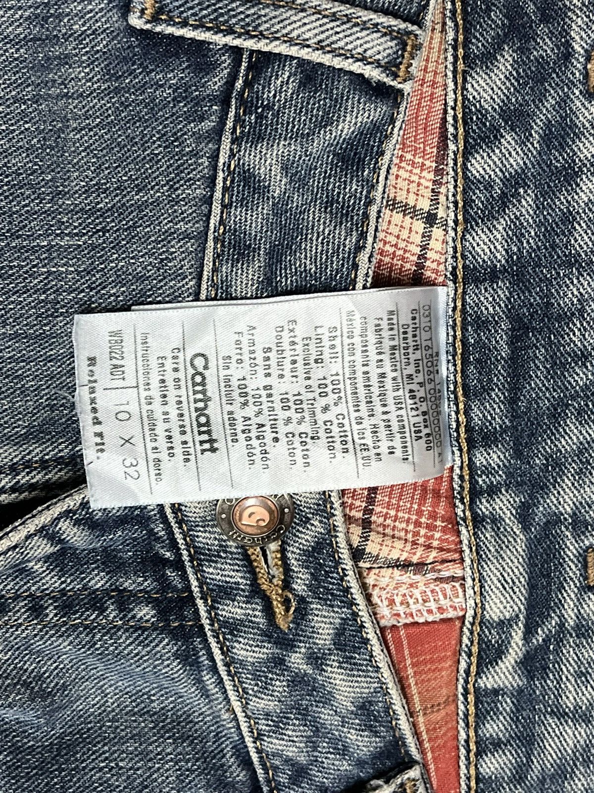 Designer Carhartt Relaxed Reversible Denim Streetwear