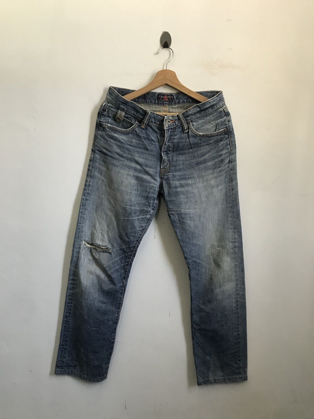 GL Heart Distressed Denim Jeans