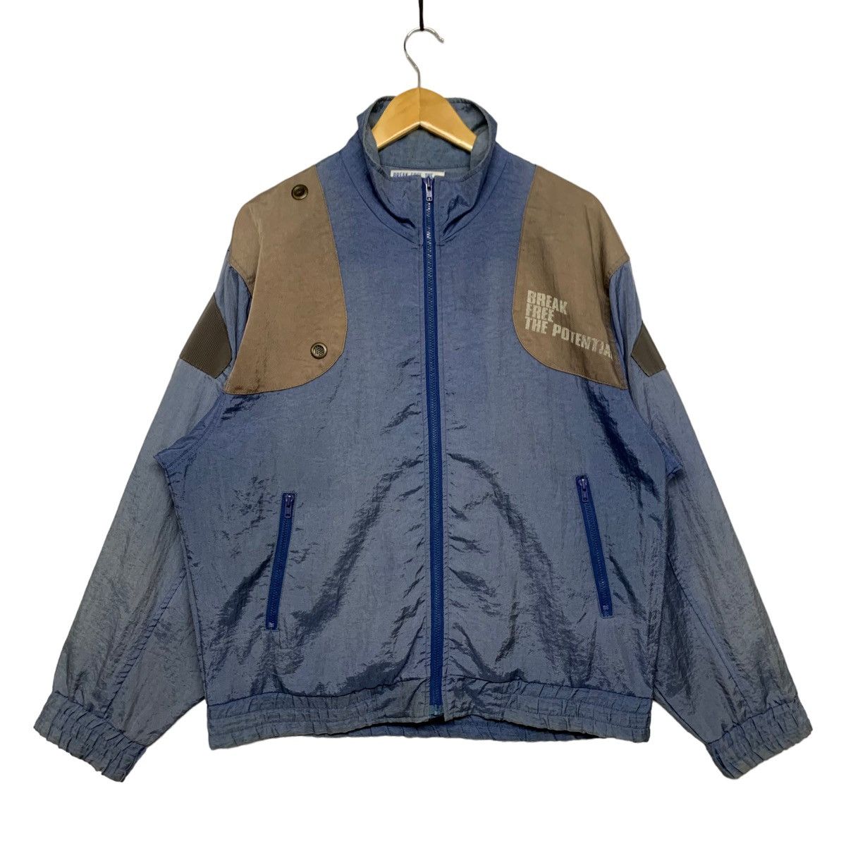 Japanese Brand Vintage Suzuki Racing Team Windbreaker Size US L / EU 52-54 / 3 - 1 Thumbnail