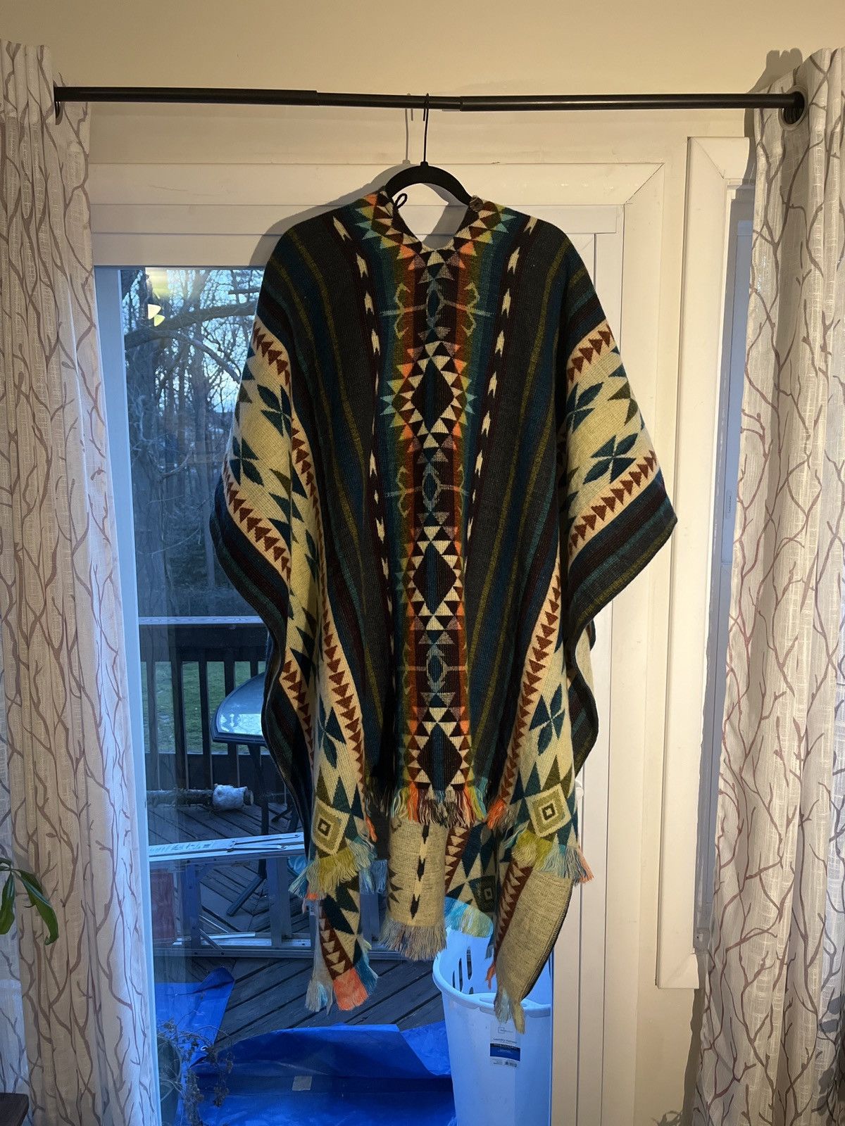 Alpaca poncho