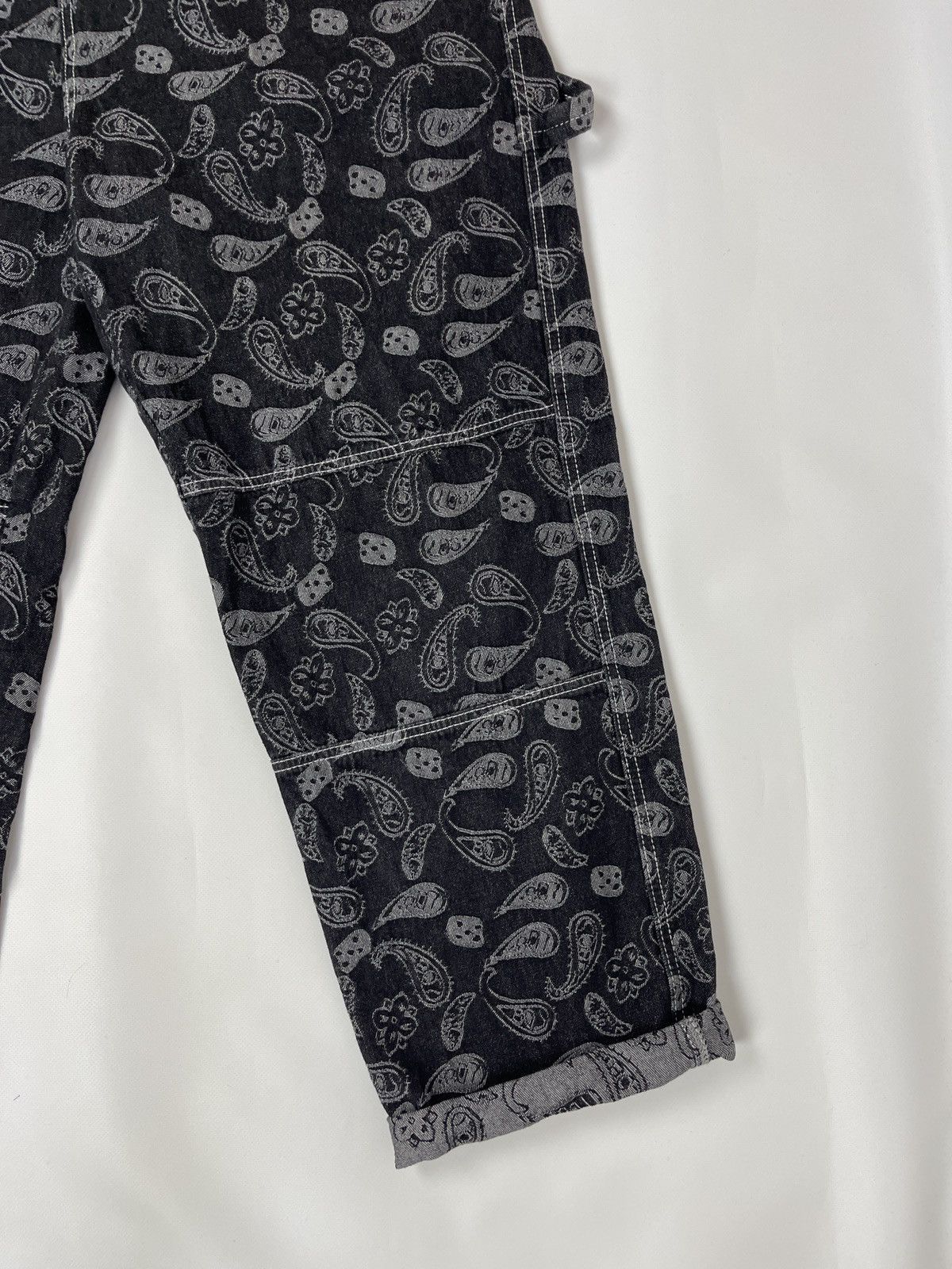 Japanese Brand Vintage double knee carhartt style workwear paisley pants Size US 36 / EU 52 - 5 Thumbnail