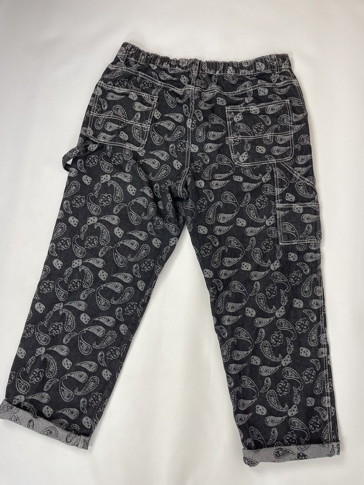 Japanese Brand Vintage double knee carhartt style workwear paisley pants Size US 36 / EU 52 - 13 Thumbnail