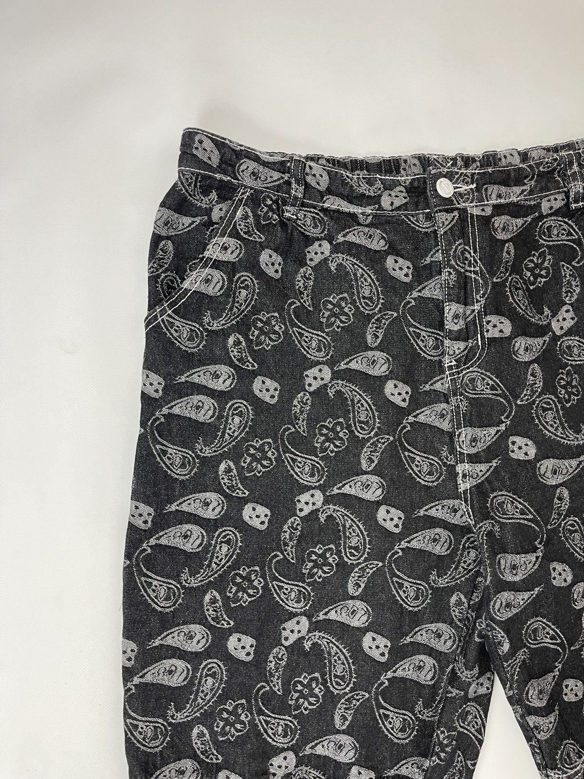 Japanese Brand Vintage double knee carhartt style workwear paisley pants Size US 36 / EU 52 - 8 Thumbnail