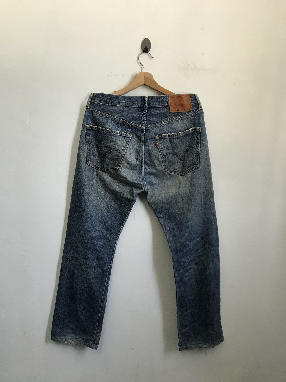 Levi's Vintage Levis 501 Distressed Denim Jeans Size US 31 - 5 Thumbnail