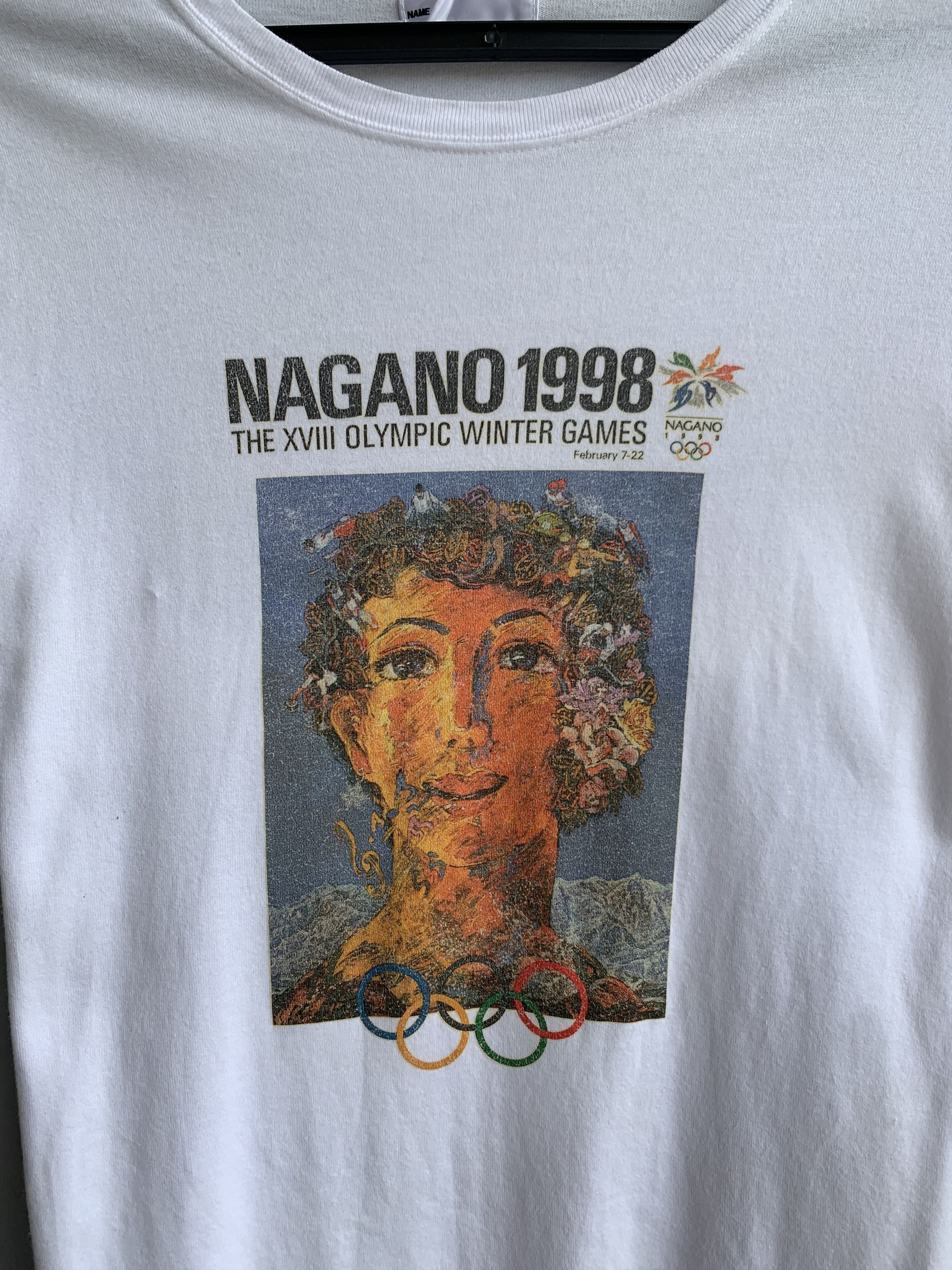 USA Olympics Vintage 1998 Olympics Nagano Winter Tee Size US M / EU 48-50 / 2 - 2 Thumbnail