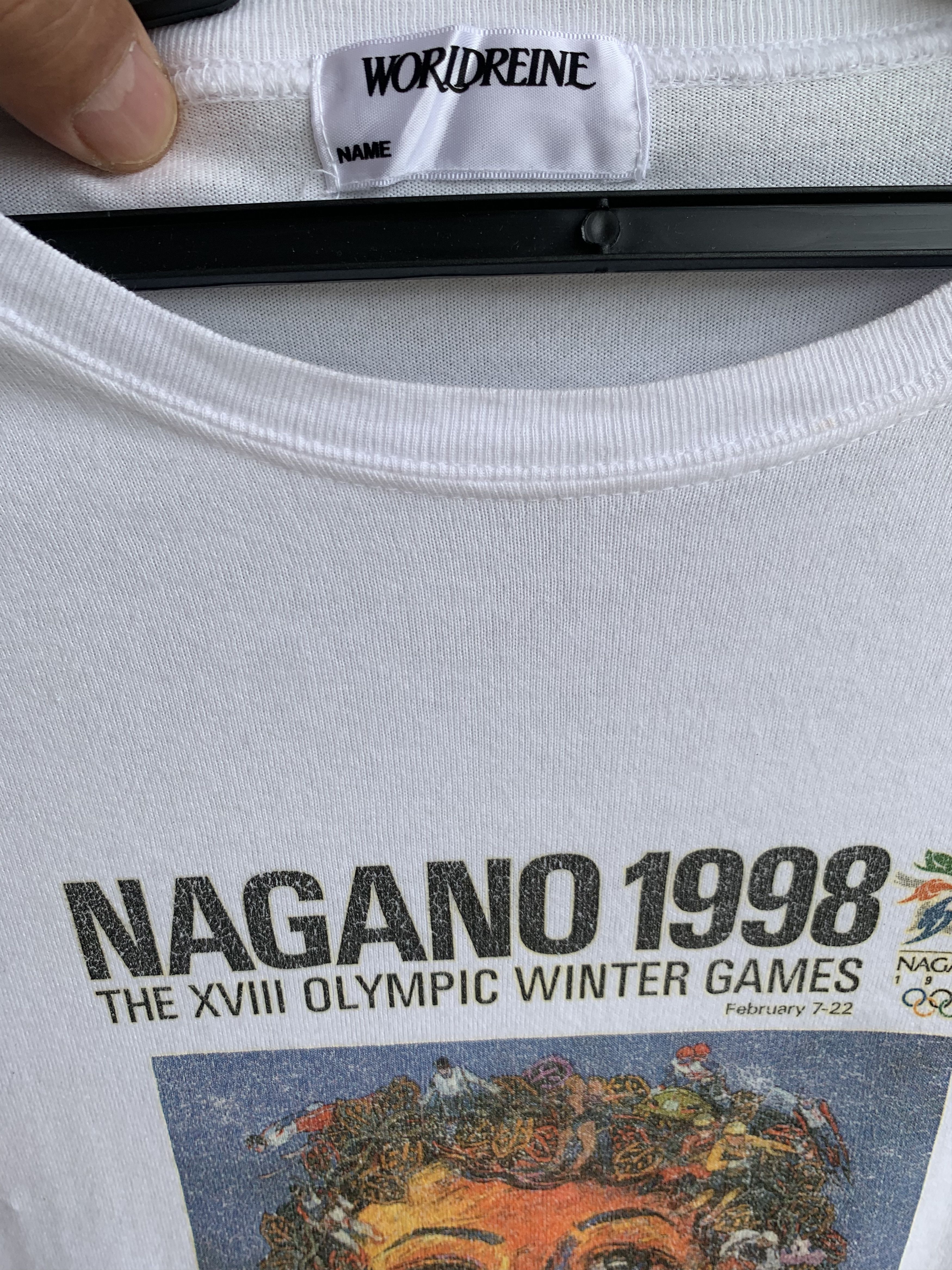 USA Olympics Vintage 1998 Olympics Nagano Winter Tee Size US M / EU 48-50 / 2 - 3 Thumbnail