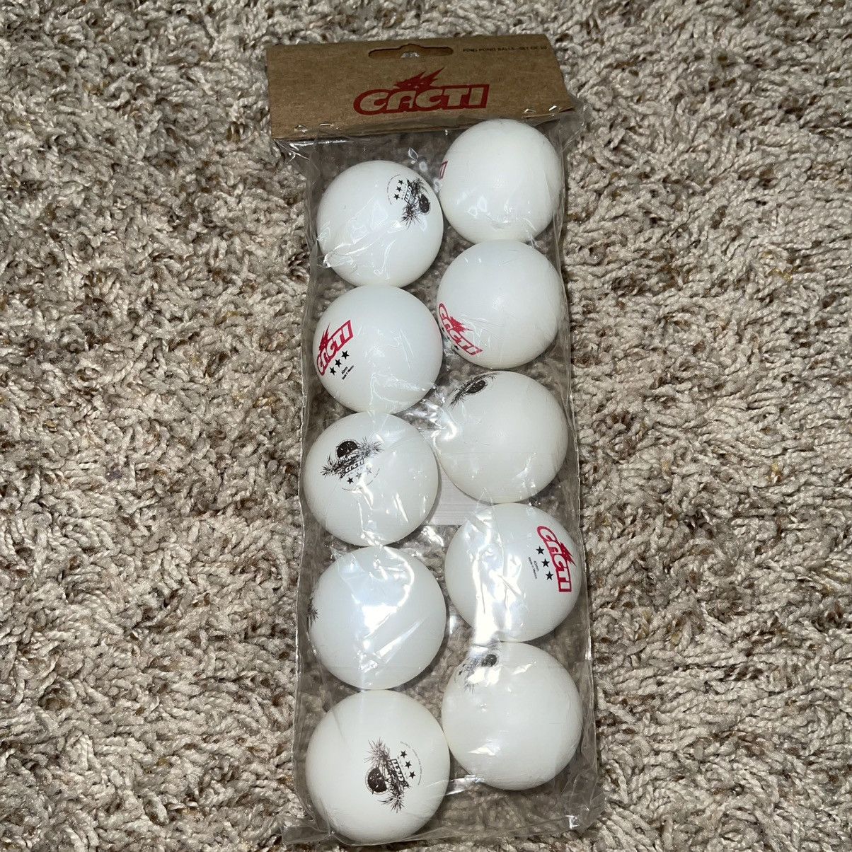 Travis Scott Cacti Ping Pong Ball Set of 10 | Grailed