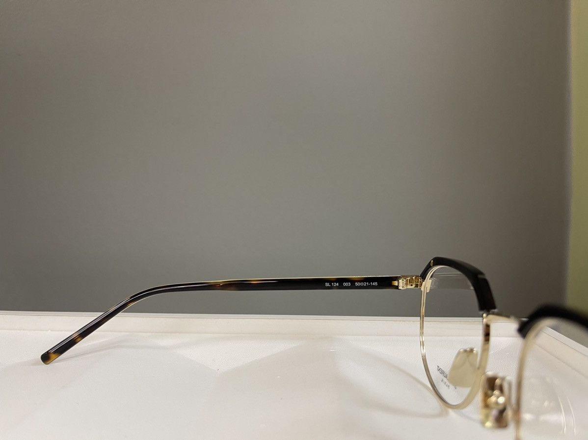 Saint Laurent Paris NEW Saint Laurent SL124 Gold Round Glasses Size ONE SIZE - 5 Thumbnail
