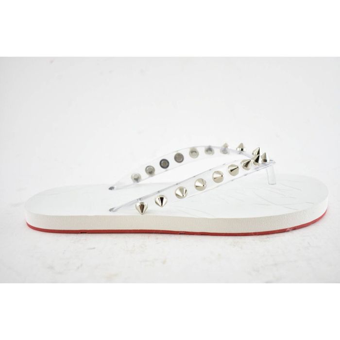 Authentic Christian Louboutin Loubi Flip Spikes Donna Thong