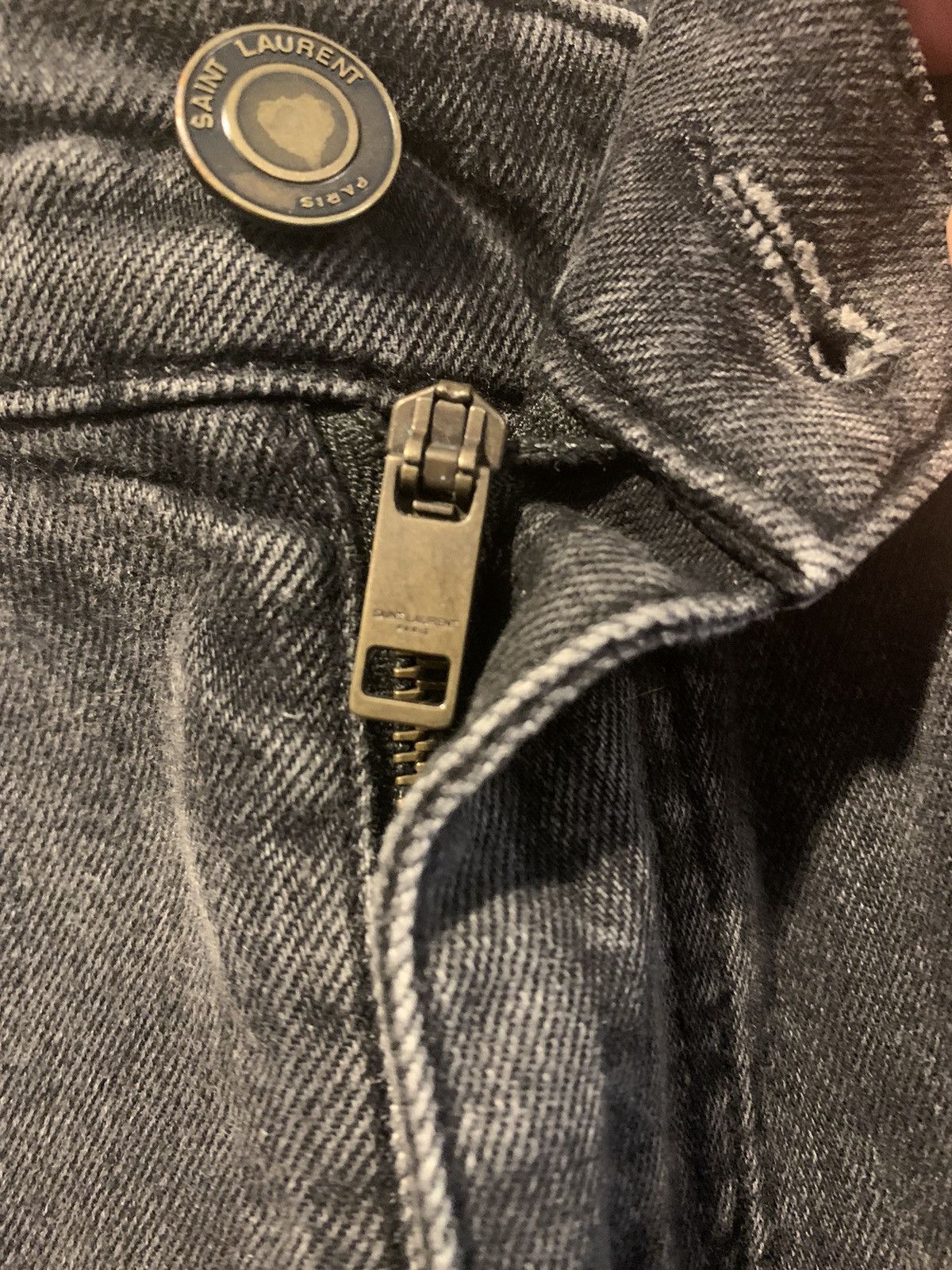 Saint Laurent Paris Saint Laurent Paris D02 M/SK-LW Distressed Jeans Size US 30 / EU 46 - 4 Thumbnail
