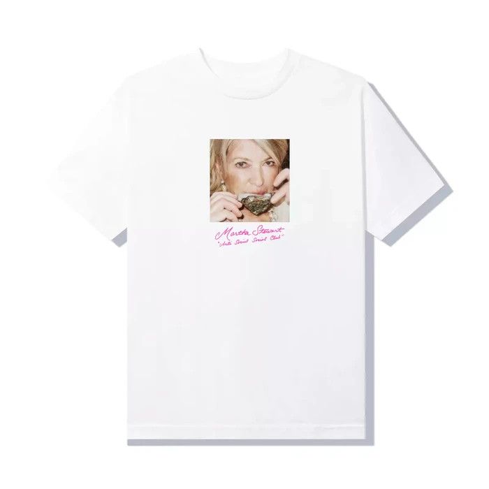 Anti social social club x Martha Stewart oyster white tee