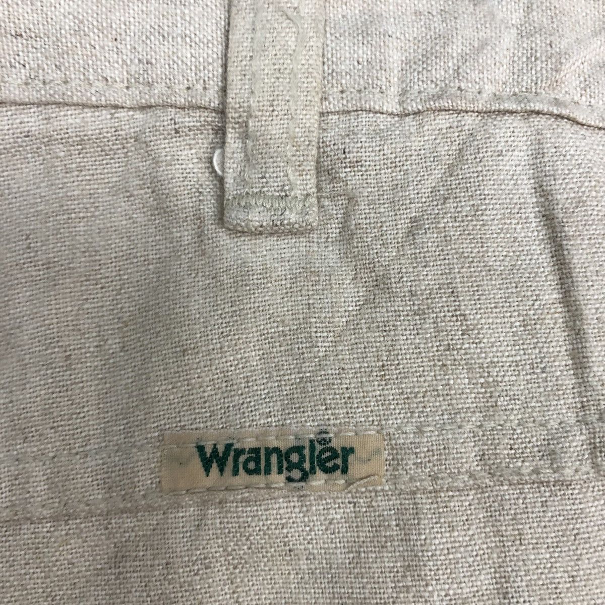 Japanese Brand DLL Wrangler vintage Cream Straight Pants #c1237 Size US 35 - 12 Thumbnail