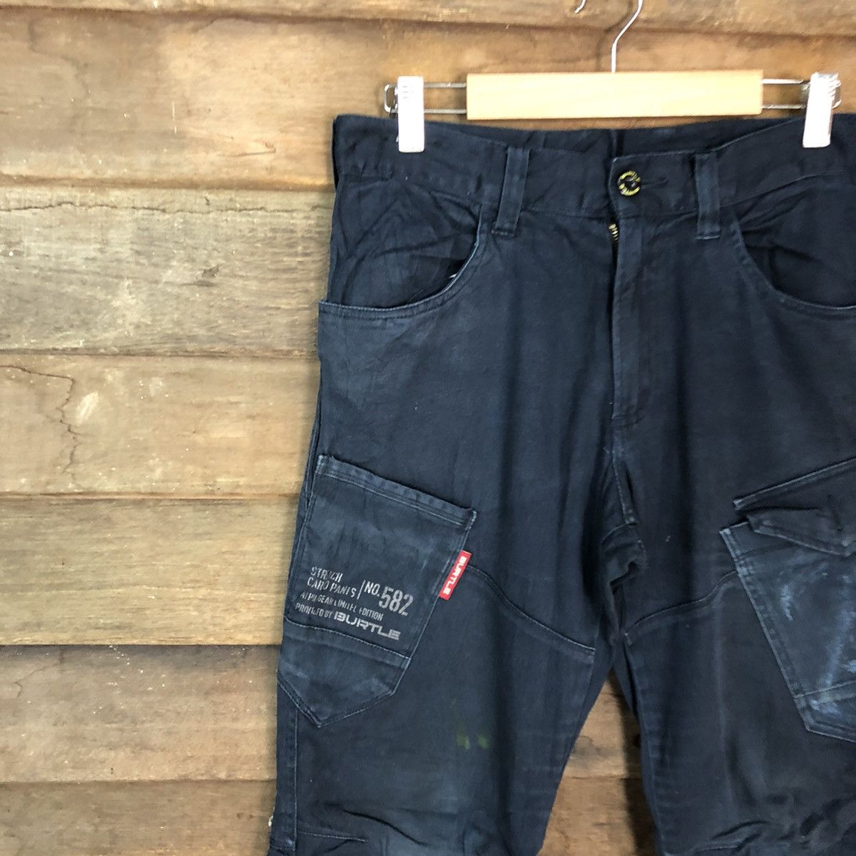 Faded Glory DLL Burtle Dark Blue Multipocket Tactical Cargo Pants #c1246 Size US 30 / EU 46 - 6 Thumbnail