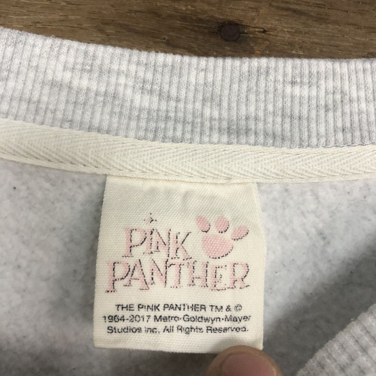 Cartoon Network × Japanese Brand Pink Panther movie cartoon vintage Grey Sweatshirt #335B Size L / US 10 / IT 46 - 12 Thumbnail