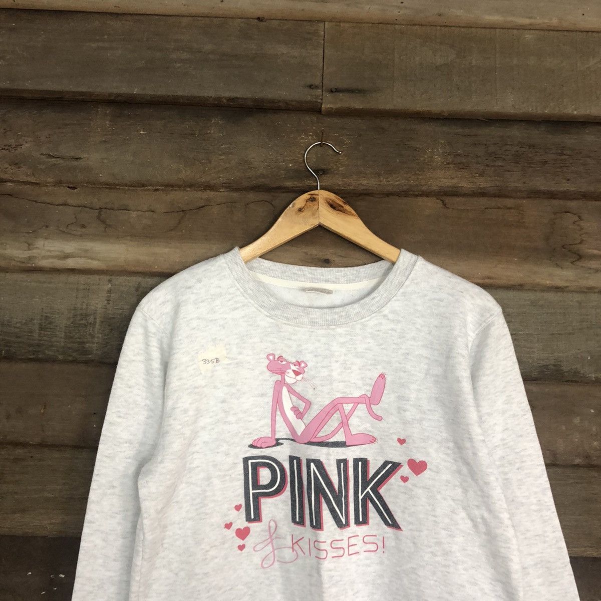 Cartoon Network × Japanese Brand Pink Panther movie cartoon vintage Grey Sweatshirt #335B Size L / US 10 / IT 46 - 2 Thumbnail