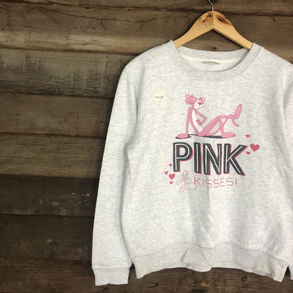 Cartoon Network × Japanese Brand Pink Panther movie cartoon vintage Grey Sweatshirt #335B Size L / US 10 / IT 46 - 7 Thumbnail