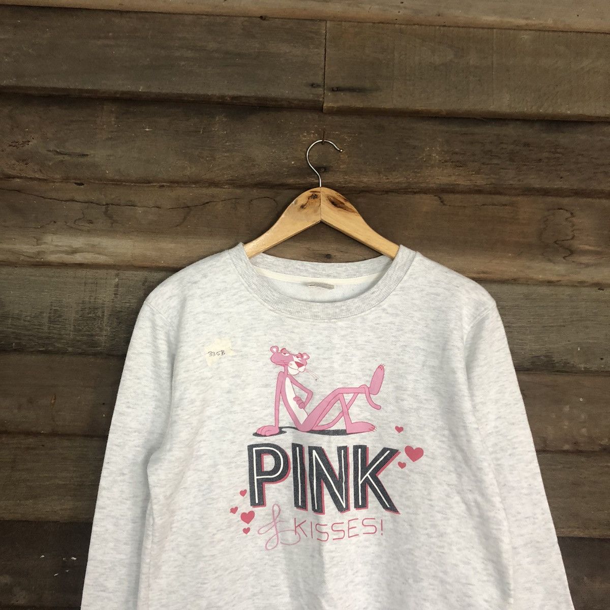 Cartoon Network × Japanese Brand Pink Panther movie cartoon vintage Grey Sweatshirt #335B Size L / US 10 / IT 46 - 9 Thumbnail
