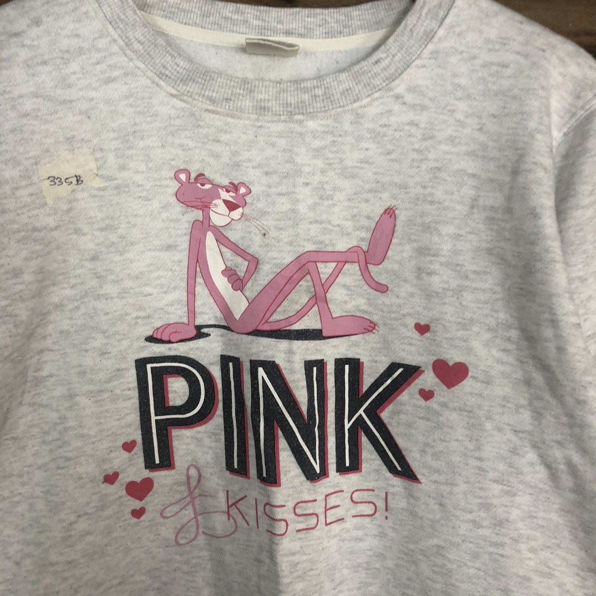 Cartoon Network × Japanese Brand Pink Panther movie cartoon vintage Grey Sweatshirt #335B Size L / US 10 / IT 46 - 10 Thumbnail
