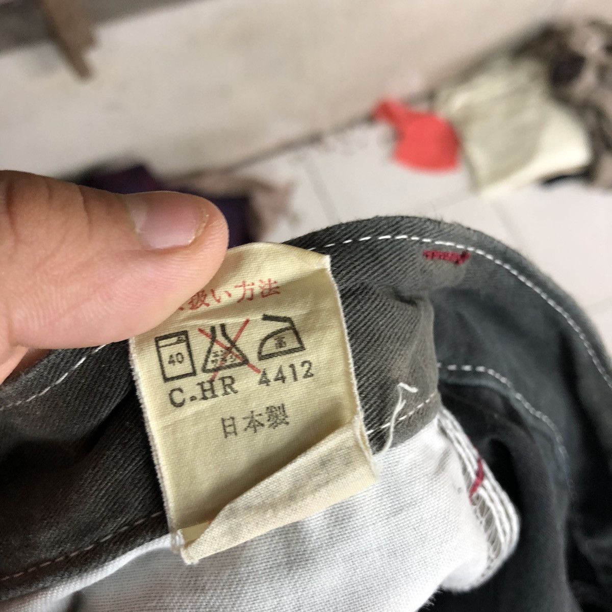 Japanese Brand × Vintage BeeBell workwear vintage Black Straight Pants #c1229 Size US 26 / EU 42 - 11 Thumbnail