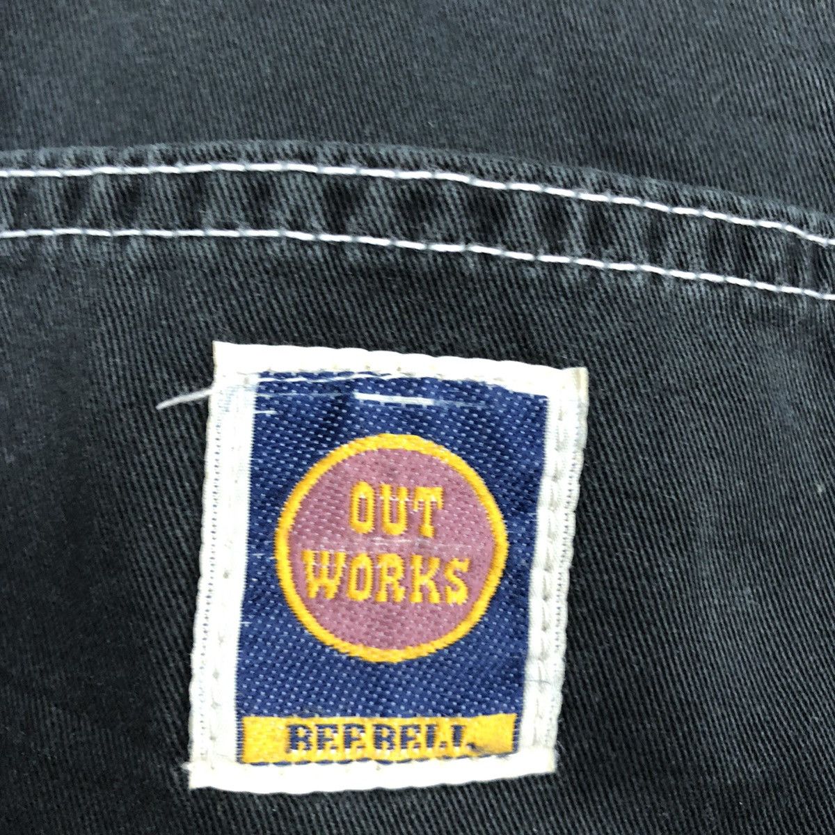 Japanese Brand × Vintage BeeBell workwear vintage Black Straight Pants #c1229 Size US 26 / EU 42 - 10 Thumbnail